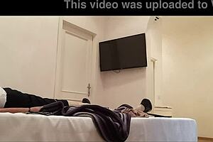 Milf tied up in stockings and heels gets fucked!