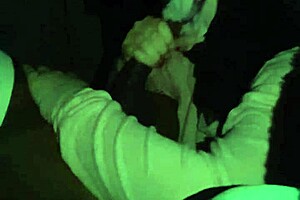 she gives this wet sloppy nasty blowjob in a mask, narrating how the fat bbw wife handles that big black cock casually.