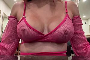 hot milf artemisia love dances at the club making her juicy big natural tits bounce in slow motion