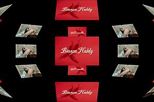 Latina blonde shows off her big clit pussy then invites friend to fuck it hard