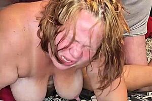 milf with big tits gets creampied