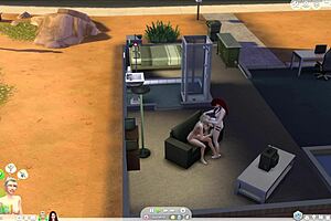 Mommy Pegs Not Sister With Strapon Dildo In The Sims 4 Lesbian Toys Scene For Mother In Law Fantasy
