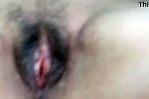 I show off my big hairy pussy after fucking and getting cumshots inside