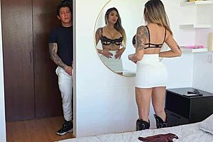 What if my stepsis catches me smelling her panties after surprising her with my cock