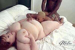 hey, you ready for this wild milf party with ebony bbw fat curves and pretty redhead action ripping clothes in a wet muscular frenzy?