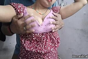 Hot big boobs indian bhabhi cheats with devar for intense sex while boyfriend watches