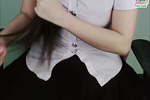 rare clip from secret group shows student nini with big tits and beautiful pussy