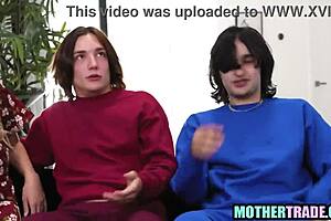 Stepsons, swap your stepmoms for a wild fuck in this 4some. Who's ready to join the taboo group action?