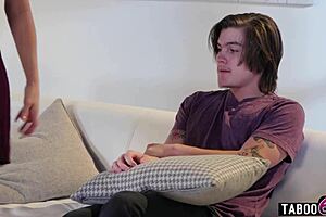 hey, that mature milf stepmom rayveness hooks up with her 22-year-old stepson for some taboo fun