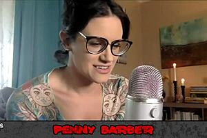 i feel so connected to penny barber in this behind-the-scenes interview... her big ass and tits shine in that latex kink setup