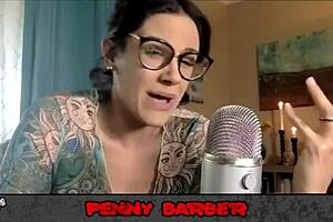 i feel so connected to penny barber in this behind-the-scenes interview... her big ass and tits shine in that latex kink setup