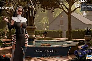 Watch Ep2 Where Step Mother Superior Marianne Gets Gratitude Sex In 3d Hentai With Huge Tits Squirting And Creampie In Bdsm Outfit!