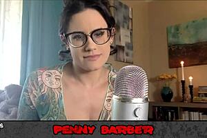 i feel so connected to penny barber in this behind-the-scenes interview... her big ass and tits shine in that latex kink setup