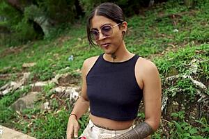 finding a girl at public park for interview