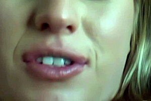 big tits slut mom in lingerie fingering her asshole while sucking cock