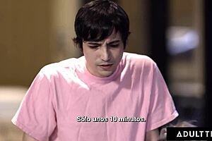 Milf Pristine Edge Stays Up All Night Craving Stepson's Fuck! Spanish Subtitles Included!