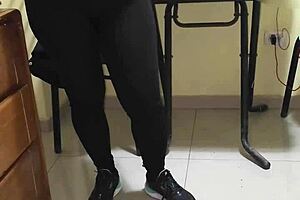 Horny housewife gets fucked by stepson in bedroom lingerie roleplay.