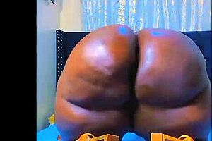 Why does this BBW in high heels twerk and spread her huge ass for daddy?