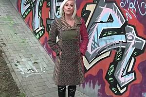 Hot milf picked up on street then fucked at home