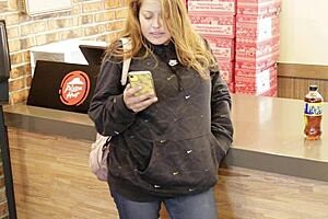 Black Babe With Big Ass And Natural Tits Gets Missionary Pussy Fuck From Husband In Parody