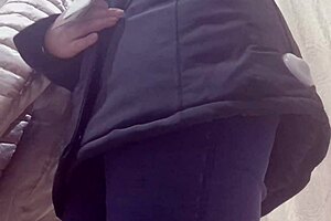 Nicoletta a confident 40-year-old woman enjoys shopping at clothing stores for smaller-than-expected jeans that accentuate her exaggerated curves and appealing figure