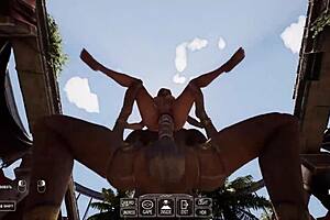 Is this huge dick ready to pound Lara Crofts tight ass asks the 3d hentai game animation crowd