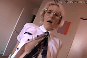 Amateur couple having sex at home, oh man it's so hot and intense with that blonde milf taking it doggystyle