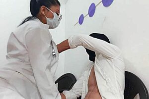 Horny Female Doctor Fucks Patient In Hospital With Bouncing Big Natural Tits Full Premium Video