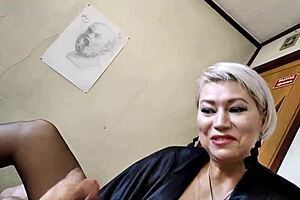 i love watching my mature bitch give inspirational blowjobs with big tits and glasses in this compilation.