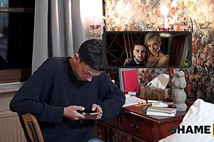 shame4k that czech dominant lady got so angry she fucked the guy hard with her natural tits and shaved pussy in stockings