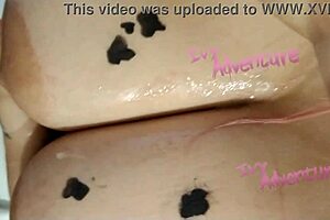 ivy adventure shares a blowjob cumshot compilation preview with natural tits and swallows.