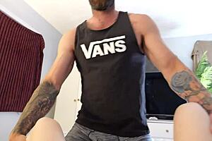 Stepsis caught masturbating demands stop entering room or face bold fuck