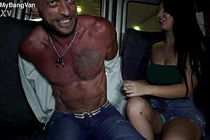 i got this big boob hottie for wild anal in the bangvan