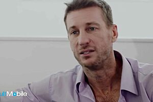 Big tits milf gets missionary pounding on bed! Cumshot blasts on her round ass after cock riding and pussy licking!