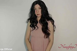 Blonde Step-Mom Lets Me Sleep In Her Bed During Storm And Rides My Big Cock!