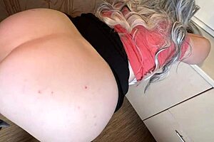 i let that penis slide right into my tight anal, being a mature stepmom with big breasts and a big ass