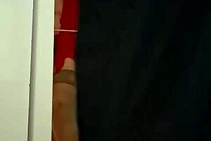 mom applying cream in just her underwear as a sexy amateur mature milf in homemade solo lingerie and panties session for intimate moments