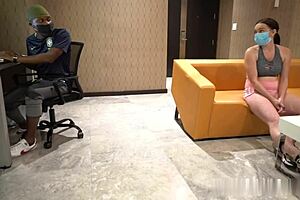 Two Cock Whores Suck Through Masks in Florida