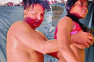 Uttaran20 Fucks Friend's Petite Girlfriend in Hot FFM Threesome