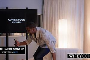 hot blonde wifey tatiana steele rides bbc as hubby films deep