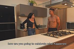 Come here, young neighbor, while your girlfriend's away - let's have some fun!