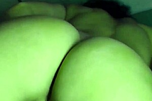 She transforms into She Hulk for homemade Halloween fun. Big green woman shows off green ass green feet and green pussy.