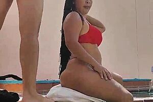 i relaxed with my step aunt in florida, her brunette body so sexy