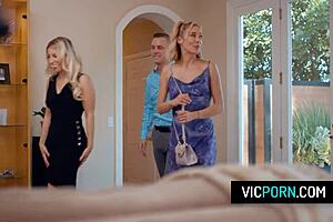 Naughty Wives Ashley Fires And Aiden Ashley Swap Husbands In Hot 4some