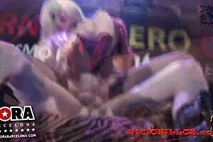 the porno vampires show - last performance with teen outdoor voyeur action