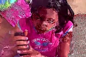 what if horny latina neighbor takes this monster bbc deep