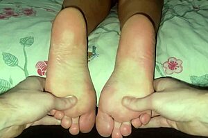 i give my stepmother a relaxing foot massage at home