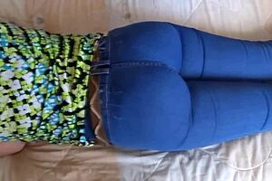 Big ass mature latina shows jeans on and off in compilation