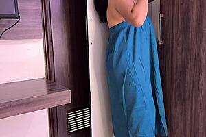 hot desi nurse costume girl gets tight pussy pounded by indian hubby