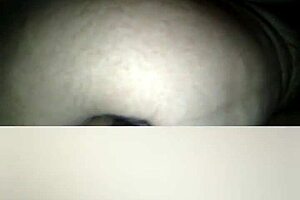 horny bbw wife takes black cock creampie in homemade doggy